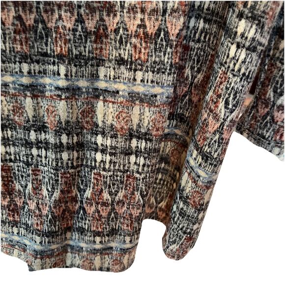 Camille And Co. Soft Tunic Wrap Poncho Top Marbled Multicolor Sz M - Picture 8 of 8